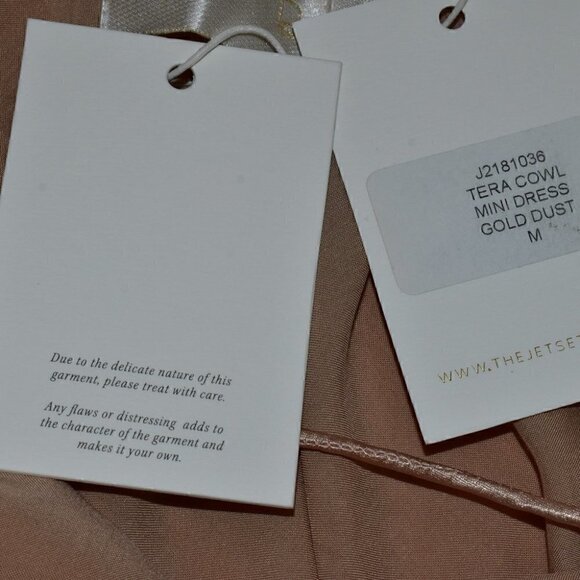 The Jetset Diaries Spaghetti Strap Satin Evening Party Mini Slip Dress S… - Picture 12 of 15